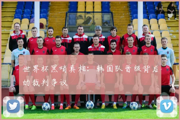 世界杯黑哨真相：韩国队晋级背后的裁判争议